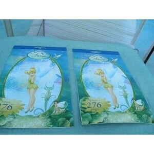 (LOT OF 2 STICKERLAND BOOKS) DISNEY FAIRIES TINKERBELL  552 STICKERS AGES 3+